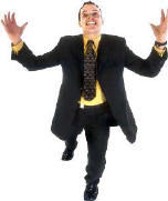 SLAM Man - delighted businessman